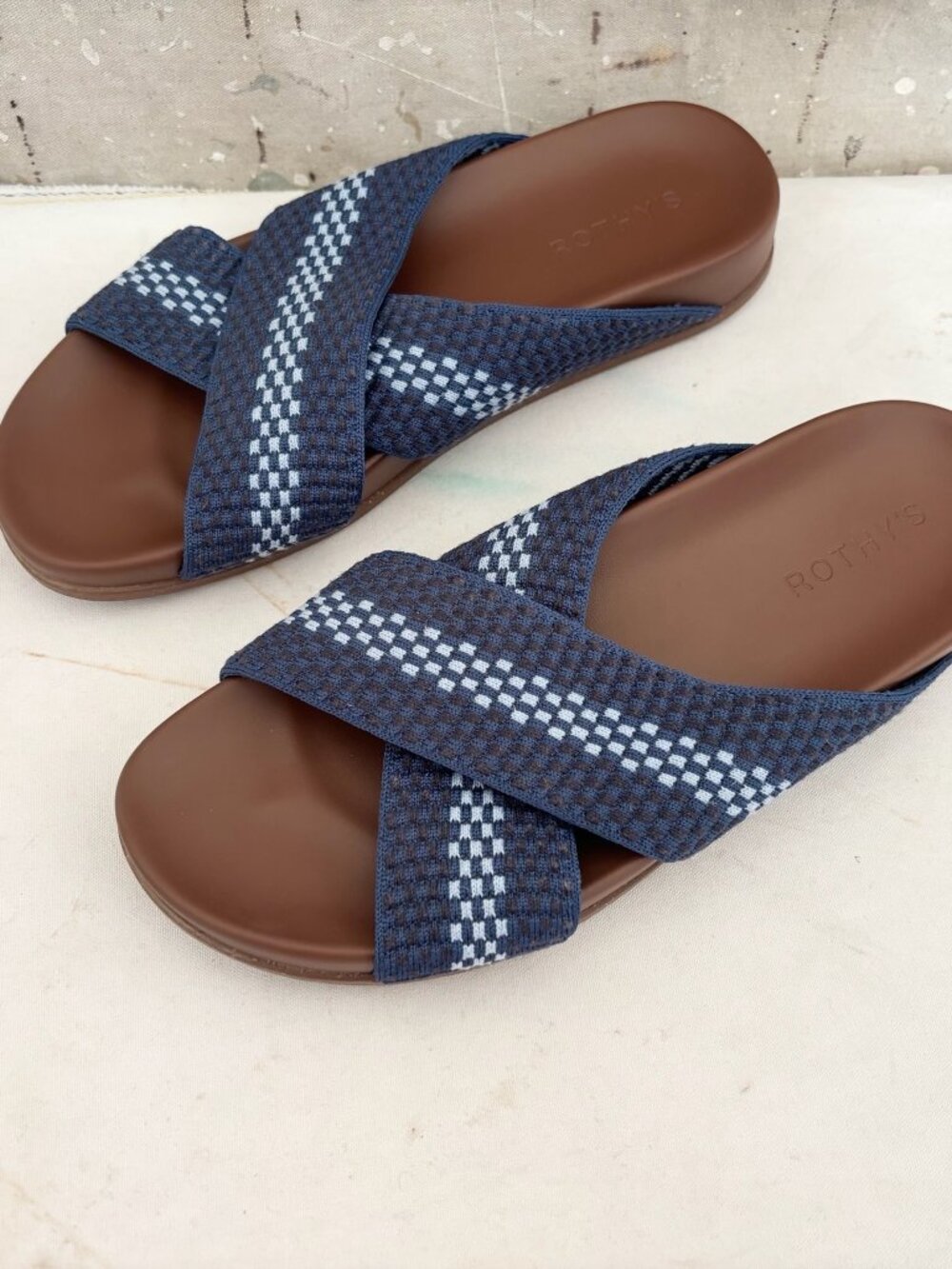 Rothy's the Weekend Slide Indigo